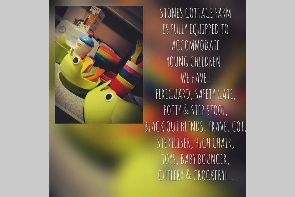 Stones Cottage Farm, Nr Haworth, Family Friendly, Work Friendly, Gaming Barn, Crafting, Free Wifi, Free Parking, Ev Point Oxenhope Eksteriør bilde