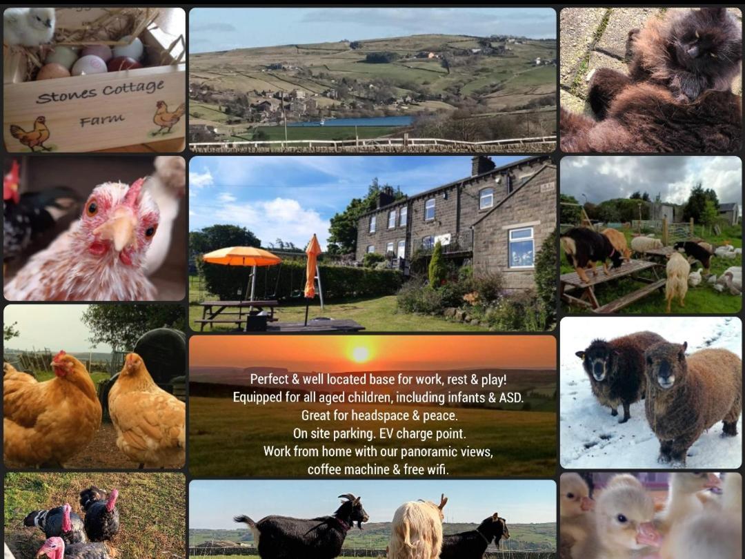 Stones Cottage Farm, Nr Haworth, Family Friendly, Work Friendly, Gaming Barn, Crafting, Free Wifi, Free Parking, Ev Point Oxenhope Eksteriør bilde